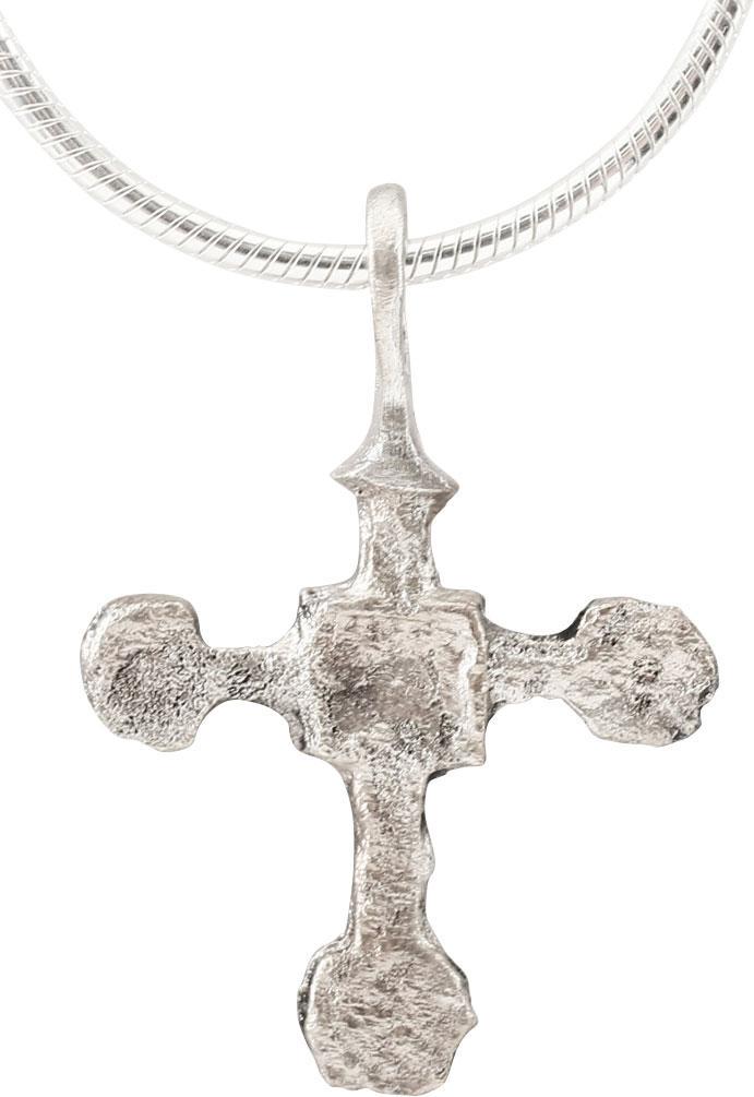 MEDIEVAL CHRISTIAN CROSS C.800-1000 AD JEWELRY: Carolingian, the period of Charlemagne. The emergence from the Dark Ages is embodied in the rise to power of the Frankish King, Charlemagne in 768 (founder of the Holy Roman Empire after 800) followed