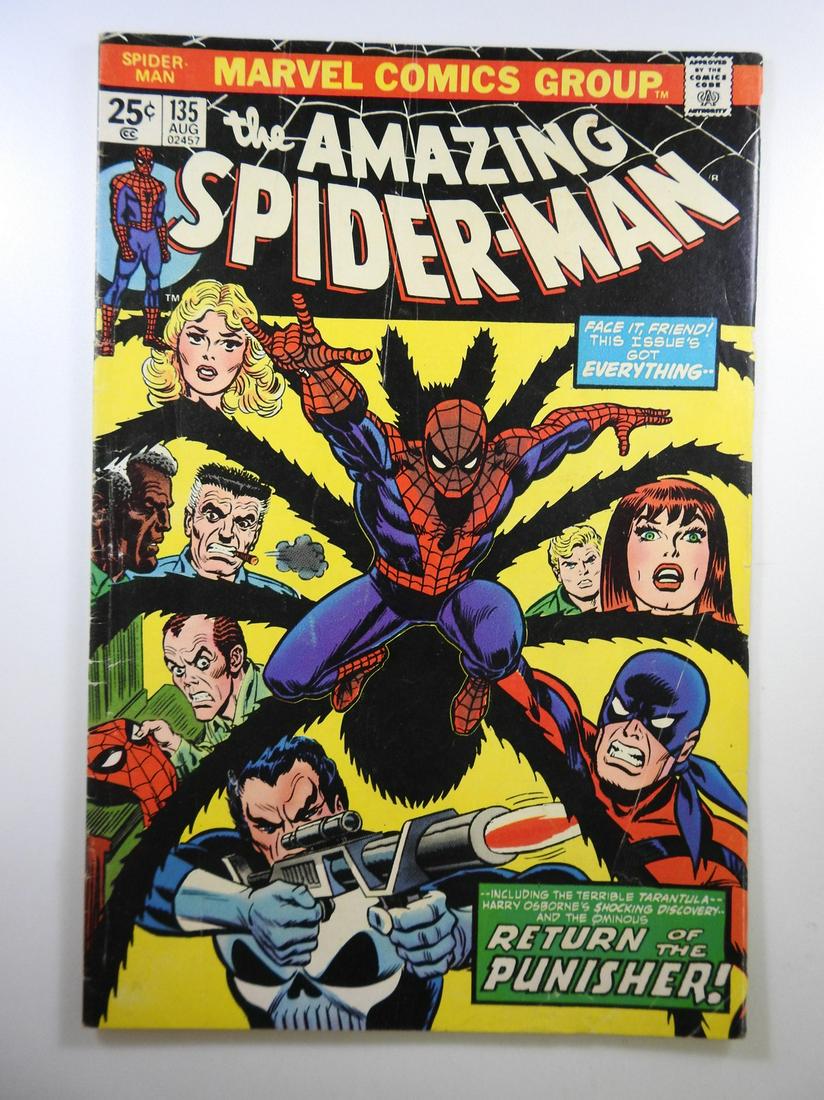 Amazing Spider-Man #135 2nd appearance of The Punisher (1 of 2)