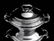 PUIFORCAT LOUIS XVI COVERED 950 STERLING SILVER