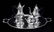 FRENCH ANTIQUE 950 STERLING SILVER LOUIS XVI TEA SET,