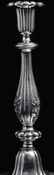 TWO 19th CENTURY SPANISH 915 SILVER, 7 CANDLE - 4