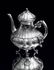 ROCAILLE ANTIQUE 5pc. SILVER TEA / COFFEE SET WITH - 10