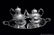 ROCAILLE ANTIQUE 5pc. SILVER TEA / COFFEE SET WITH - 2