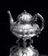 ROCAILLE ANTIQUE 5pc. SILVER TEA / COFFEE SET WITH - 5