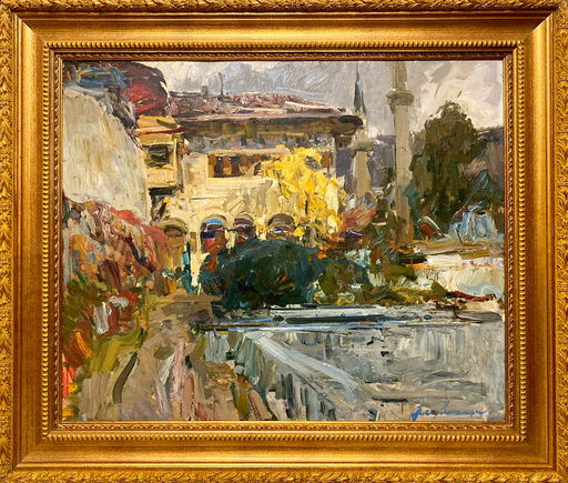 For Auction Oil Painting City Landscape Zakharov Fedor Zakharovich 0095 On Jul 08 2020 Jasper52 In Ny