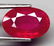 3,34 cts Natural Luminous Oval Hot Pink Red Ruby
