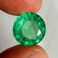 6.20 CT Natural Ethoipian Emerald - Round cut Top