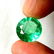 6.20 CT Natural Ethoipian Emerald - Round cut Top - 3