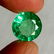 6.20 CT Natural Ethoipian Emerald - Round cut Top - 4
