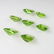 11.39 Ct Natural 7 Pakistan Peridot Square Necklace Set - 2