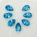 24.90 Ctw Natural 7 Blue Topaz Pear Neckalce Set
