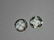 Green amethyst oval pair checkerboard - 2