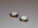 Green amethyst oval pair checkerboard - 4