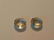 Green amethyst oval pair checkerboard - 6