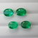 7.50 Ct Natural 4 Zambian Emerald Matching Oval Set