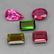 5,24 ct Natural Fancy Color Tourmaline 5Pcs 5,24 ct