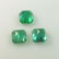 2.76 Ct Natural 3 Zambian Emerald Octagon Set - 2