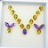 28.97 Ct Natural 17 Citrine&Amethyst Matching Jewellery
