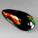 3.85 CTS NATURAL EHIOPIAN BLACK OPAL PEAR SHAPE GOOD