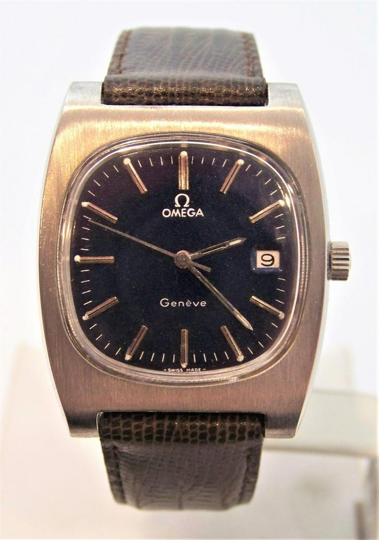 Vintage OMEGA GENEVE Automatic Watch 1970s Cal.1012 Ref: Vintage Stainless Steel OMEGA Geneve Automatic Watch c.1970s Cal.1012* Excellent Condition* SERVICED Ref. 166.1090 This Mens Omega watch is Swiss made. Great present for yourself or someone you love a