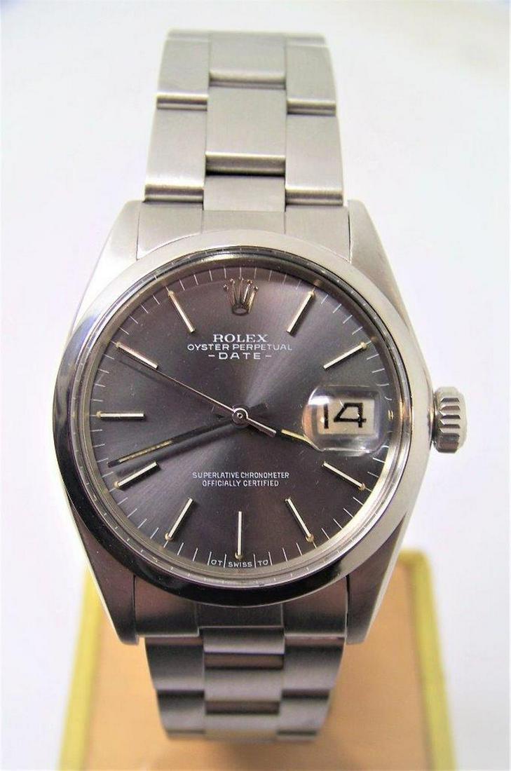 Vintage Mens ROLEX Oyster Date Automatic Watch c.1972: Vintage Mens ROLEX Oyster Perpetual Date Automatic Watch c.1972 Ref 1500 in Excellent Condition ? This MenÂ’s Rolex watch is Swiss made Great present for someone you love or yourself! Great present