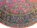 A Vintage 8' Round Persian Sarouk Style Area Rug - 7