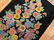 Black Floral Chinese Art Deco Rug - 7