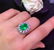 18 kt. White gold Ring-2.6ct Emerald 1.8 ct Diamond - 5