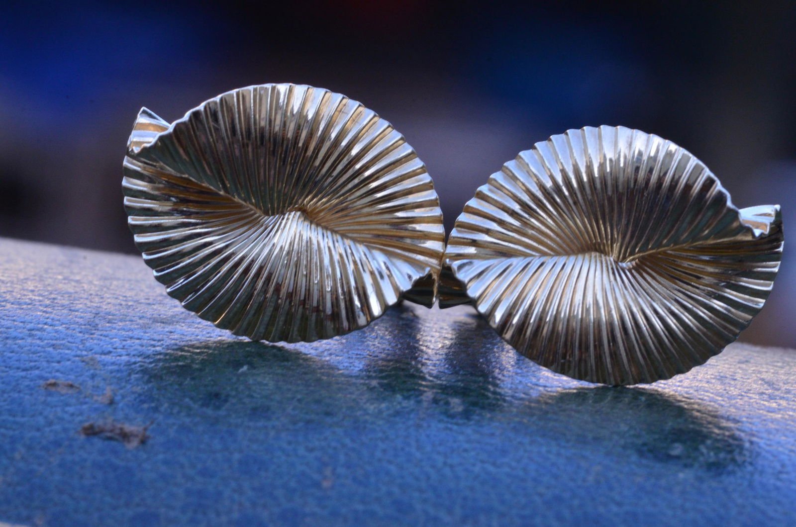 Vintage Tiffany & Co. 1950's Retro 14 Karat Gold Fluted (1 of 2)