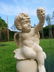 A vintage Cast iron Angel sculpture - Putto sculpture - 2