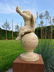A vintage Cast iron Angel sculpture - Putto sculpture - 6