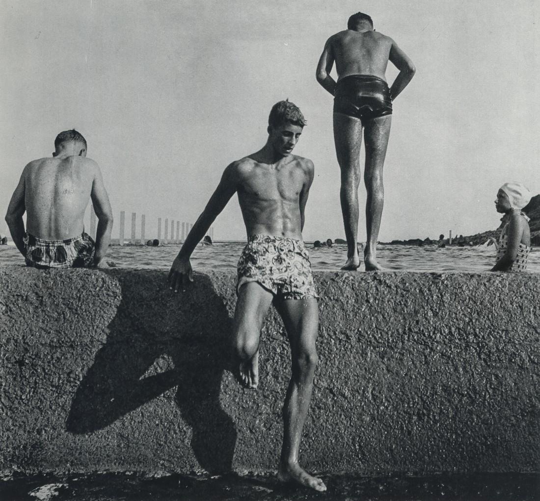 Max Dupain, Newport, 1952: Artist: Max Dupain Title: Newport, 1952 Medium: Photogravure, 1978, Great Britain Dimensions: 7x6.45" Additional Information: Heat Wax Mounted on 8.5x11" Conservation Board Artist Bio:Maxwell Spencer