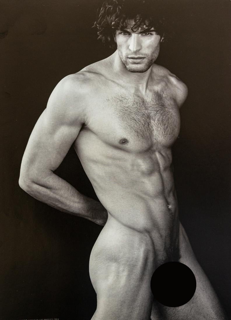 Greg Gorman, Christian, LA: Artist: Greg Gorman Title: Christian, LA Medium: Photo Litho, 2006, South Korea Dimensions: 9.25x12.25" Additional Information: Heat Wax Mounted on 12x16" Conservation Board Artist Bio: Greg Gorman (1