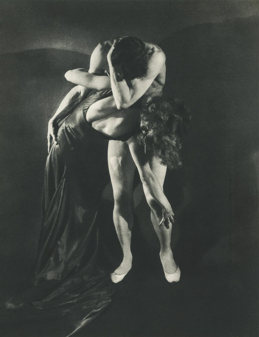 George Platt-Lynes, Errante: Artist: George Platt-Lynes Title: Errante Medium: Sheet Fed Gravure, 1935, USA Dimensions: 7.55x9.8" Additional Information: Heat Wax Mounted on 11x14" Conservation Board Artist Bio: George Platt Lyne