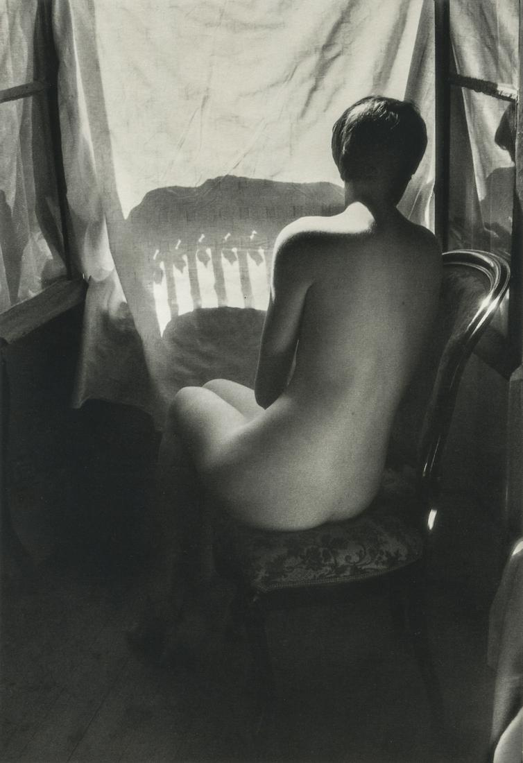 Willy Ronis, Deena de Dos, Gordes, 1955: Artist: Willy Ronis Title: Deena de Dos, Gordes, 1955 Medium: Photo Litho, 1995, Great Britain Dimensions: 5.1x7.4" Additional Information: Heat Wax Mounted on 8.5x11" Conservation Board Artist Bio: W