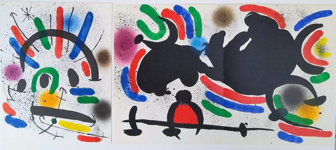 Joan Miro, Plate 2 and Plate 4 (1 of 4)