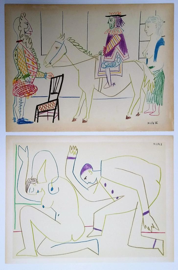 Pablo Picasso, Pierrot, King (1 of 4)