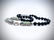 Beaded Black Onyx Necklace w Jade, CZs and Black - 2