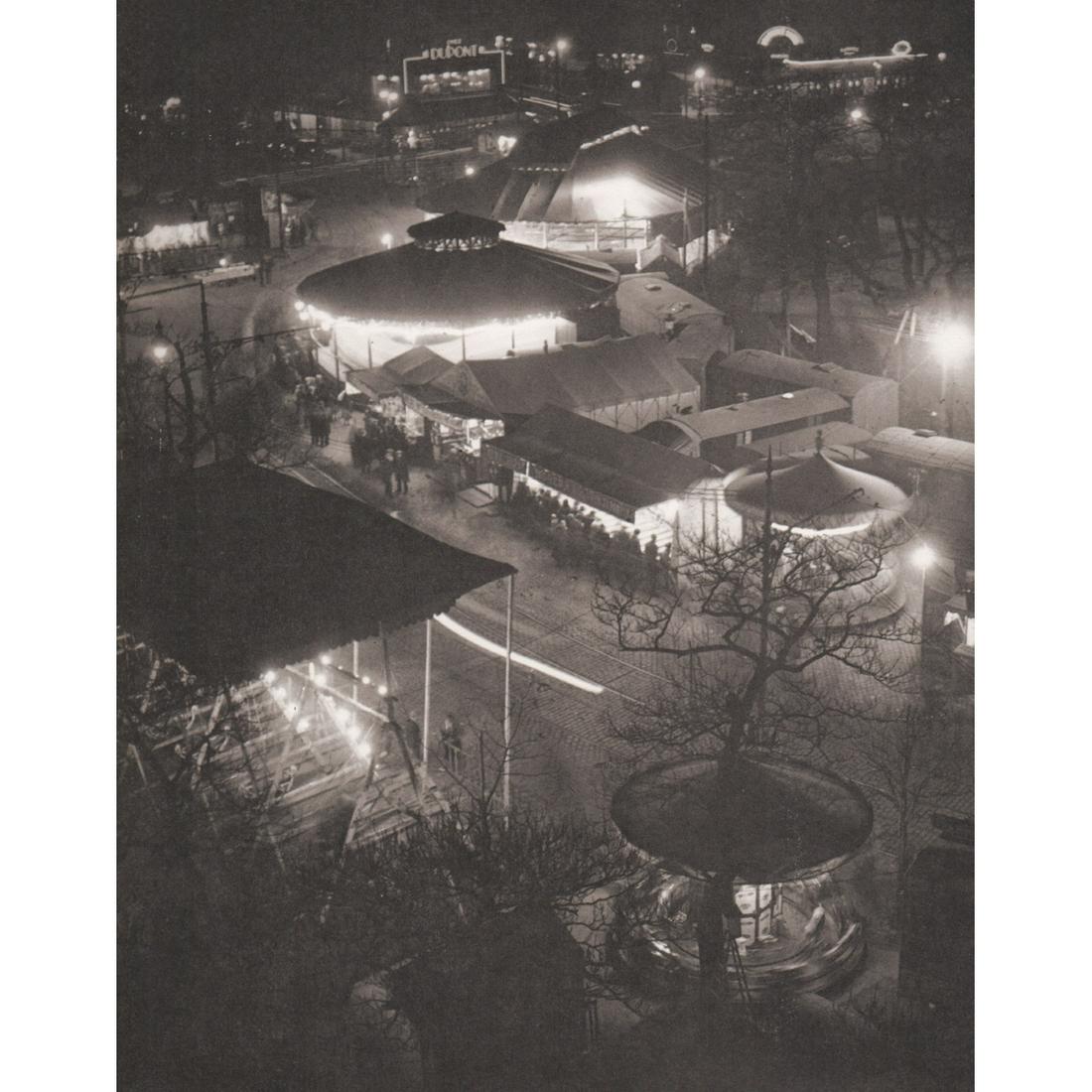 BRASSAI - Street Fair: No Reserve! Artist: BRASSAI Print Title: Street Fair on the Place d'Italie, 1931 Medium: Sheet-fed Gravure Printing Date: 1970's Printed in the USA Image size approx: 10.5 x 8 inches Brassai, pseudony