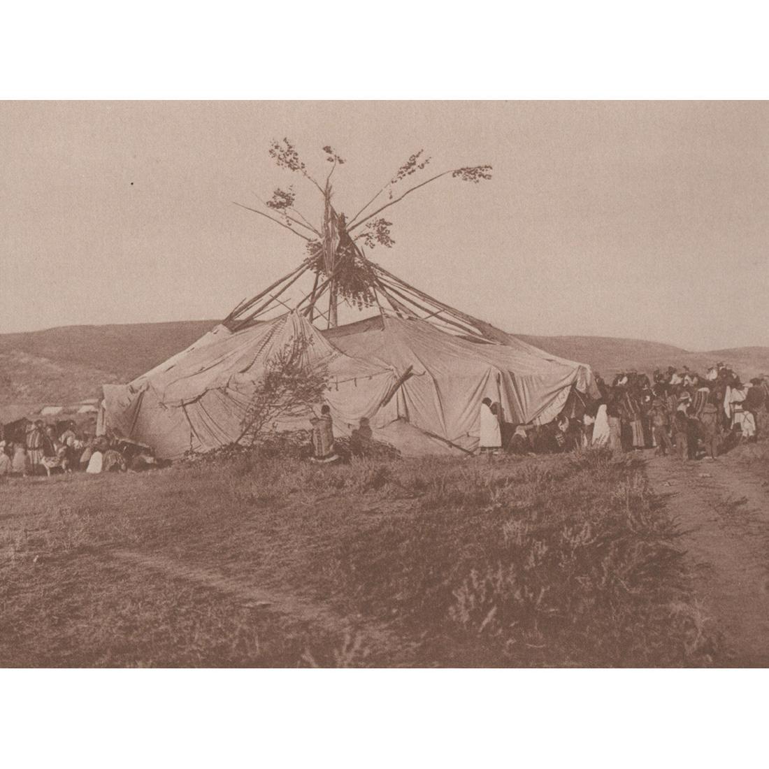 EDWARD CURTIS - Cheyenne Sun Dance in Progress (1 of 1)