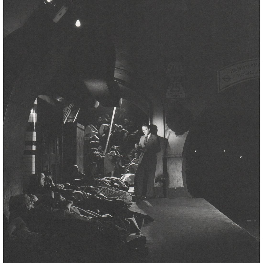 LEE MILLER - Henry Moore, Holborn Station, 1940 (1 of 1)