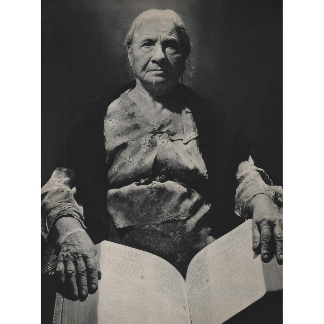 EDWARD STEICHEN - The Matriarch: No Reserve! Artist: EDWARD STEICHEN Print Title: The Matriarch Medium: Sheet-fed Gravure Printing Date: 1930's Printed in the USA Image Size: 11 x 8 inches Edward Jean Steichen (1879-1973) was a Luxem