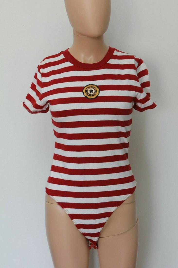 DKNY DONNA KARAN NEW YORK SIZE S BODYSUIT TOP SHIRT: NH5 AUTHENTIC DKNY BODYSUIT LOVELY & SEXY SIZE S 90% COTTON 10% SPANDEX GOOD CONDITION. Condition: Pre-owned : An item that has been used or worn previously. See the seller’s listing for full detail