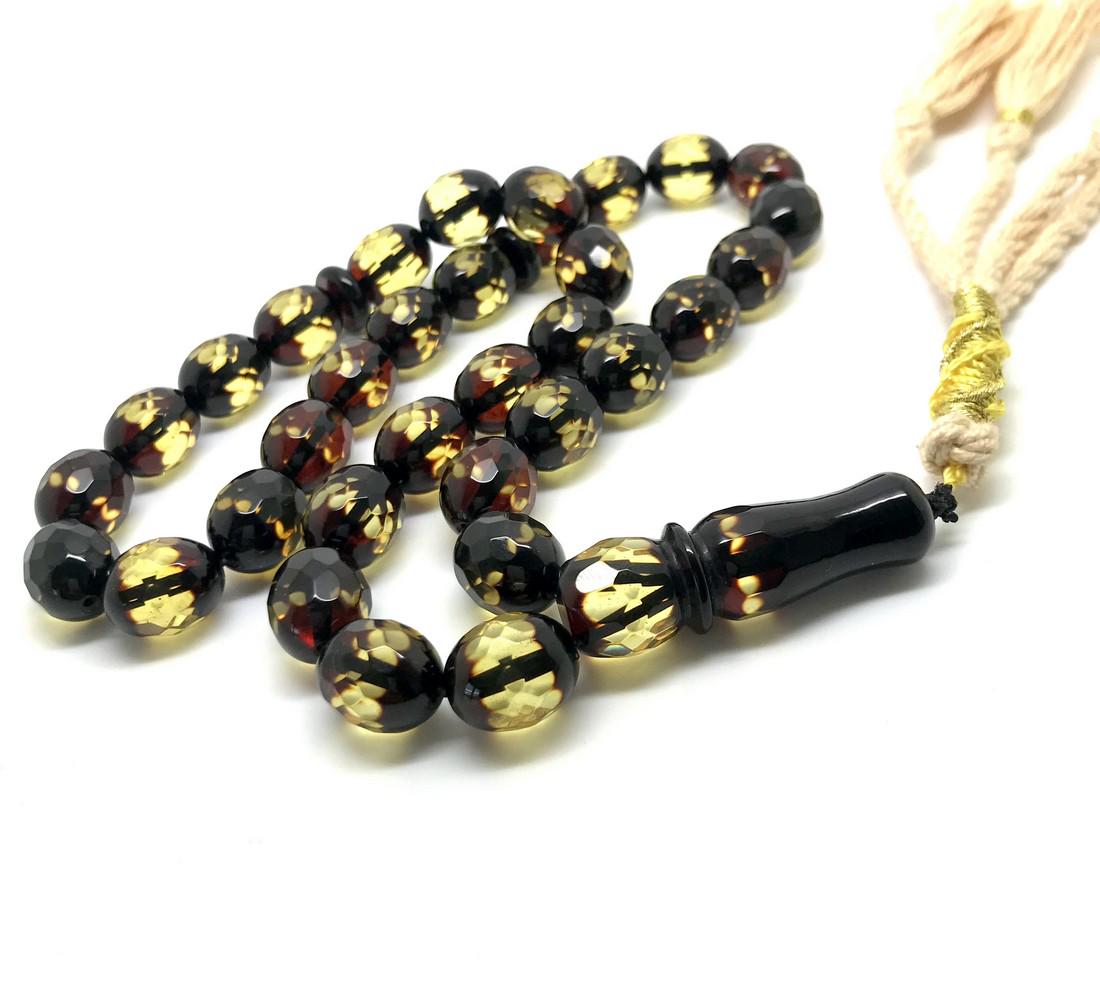 Unique and Outstanding Amber Tesbih made from Hand (1 of 7)