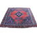 Red Antique Persian Afshar Worn Pure Wool Hand-Knotted