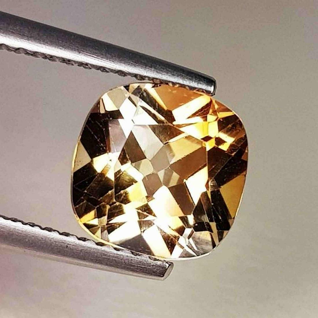 2.75 ct Natural Champagne Topaz Cushion Cut (1 of 6)
