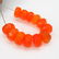 11.39 Ct Natural 12 Drilled Round Orange Faceted Fire