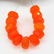 11.39 Ct Natural 12 Drilled Round Orange Faceted Fire - 2
