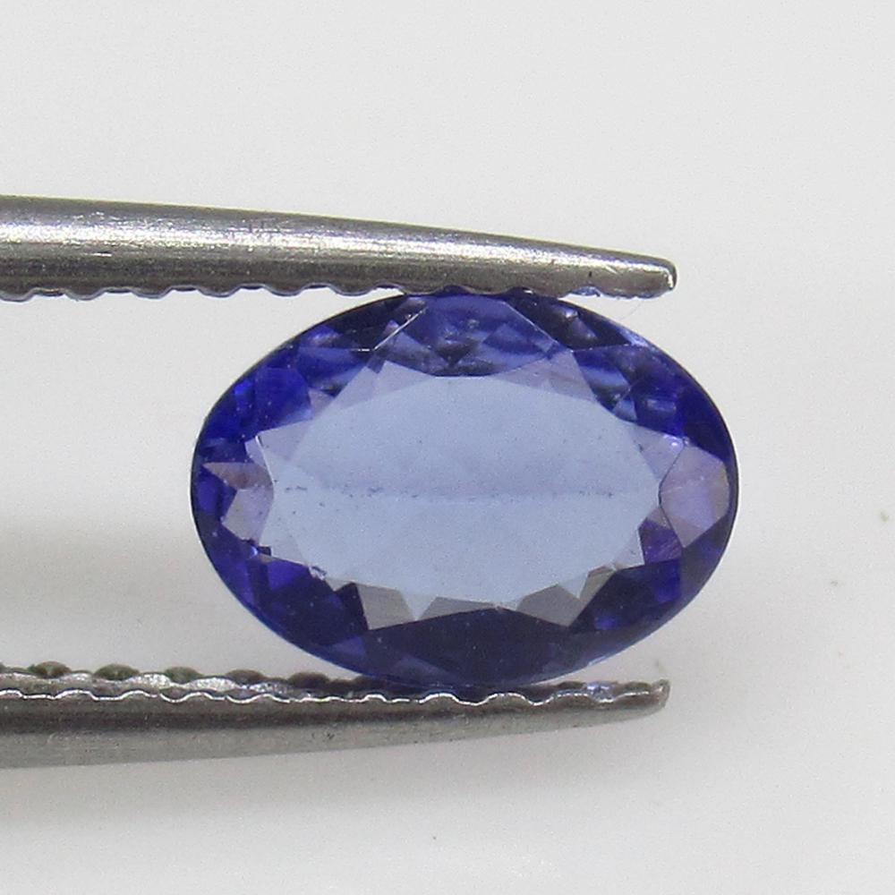 0.93 Ct Natural Tanzanite Oval Cut (1 of 2)