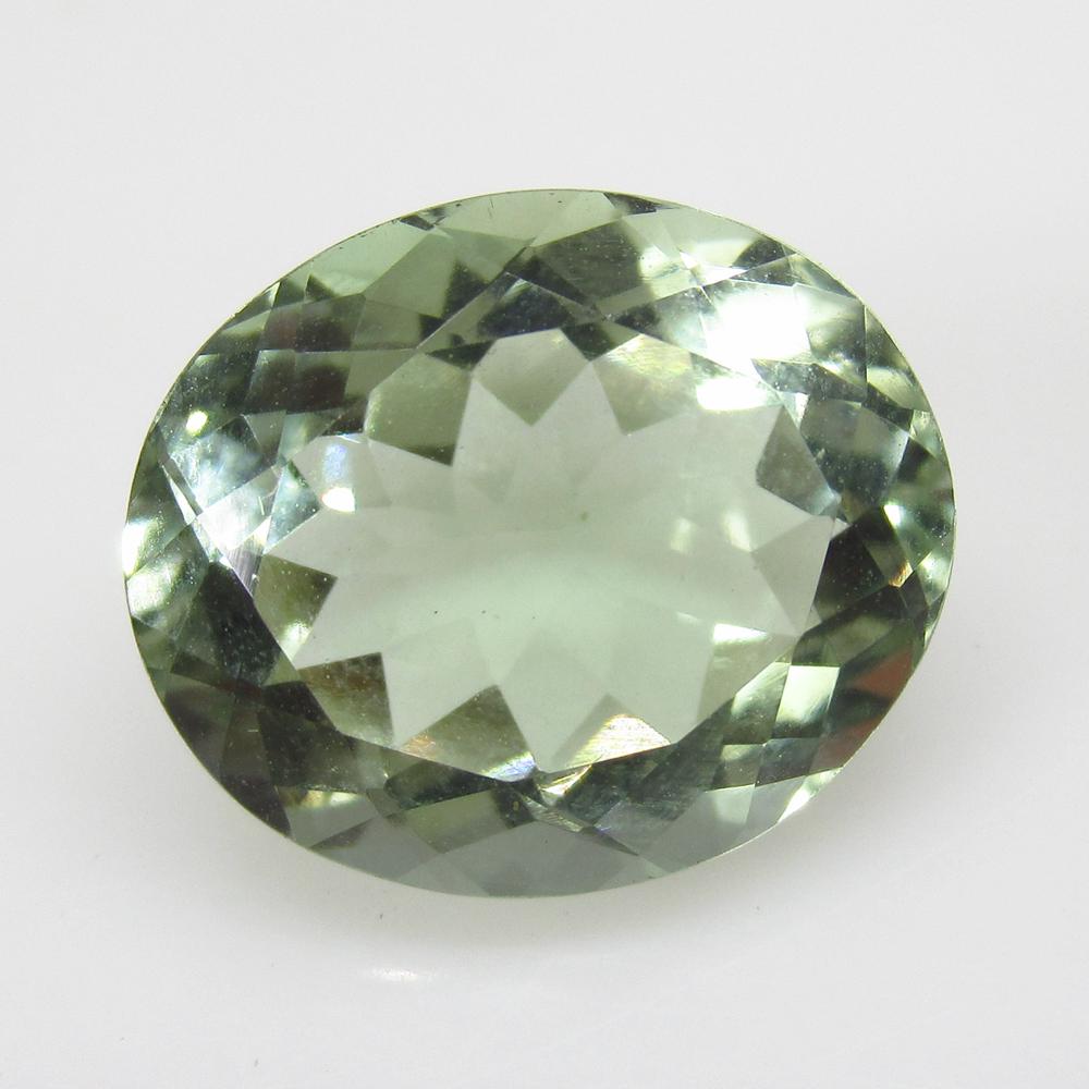 7.25 Ct Natural Green Amethyst Oval Cut (1 of 2)